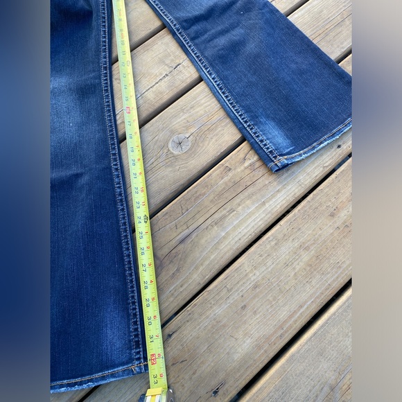 Silver Jeans Western Glove Works Womens Low Rise Flare Size 32 x 32.5 - Picture 6 of 11